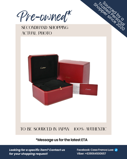 Japan Pre-owned: Cartier Tank Française SM W51008Q3 Women's Watch