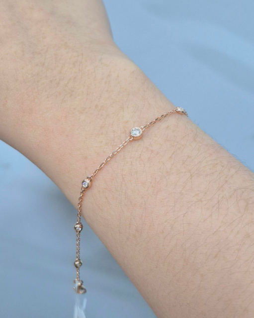 14K Diamond Bracelet