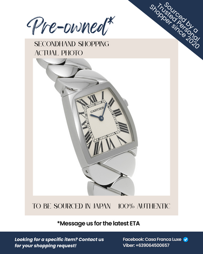 Japan Pre-owned: Cartier Radonya LM W660022I Women's Watch