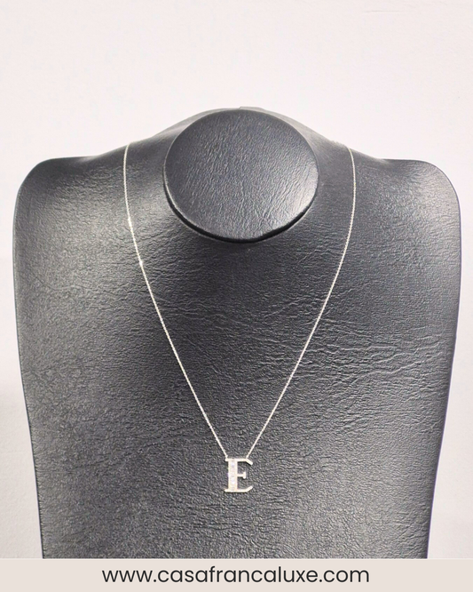 14K Initial Diamond Necklace
