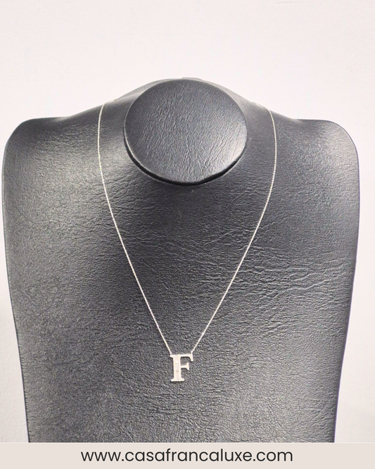 14K Initial Diamond Necklace