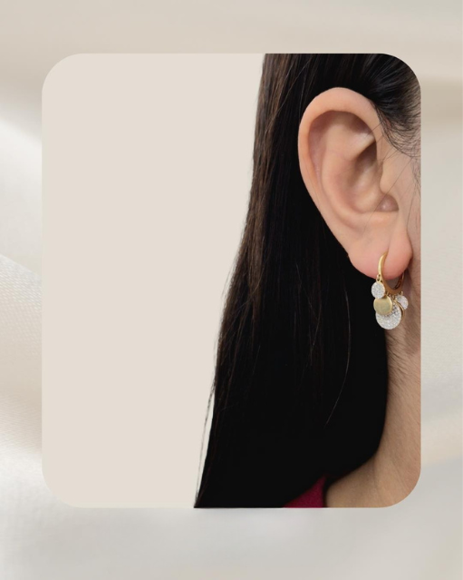 14K Diamond Earrings