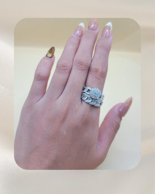 14K Diamond Ring