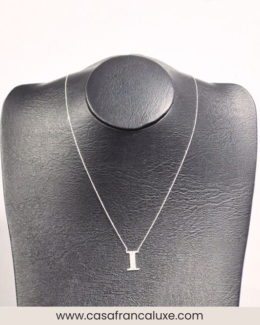 14K Initial Diamond Necklace