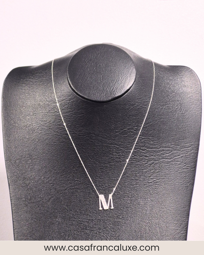 14K Initial Diamond Necklace