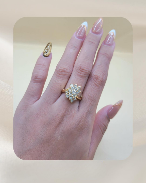 14K Diamond Ring