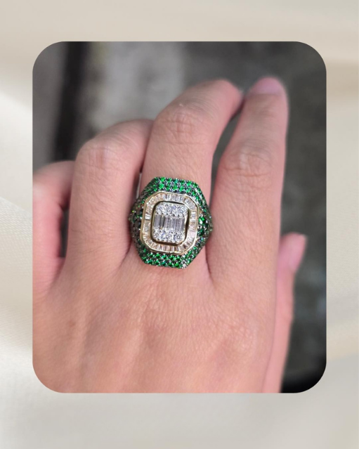 14K Diamond Ring