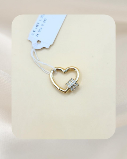 14K Diamond Pendant