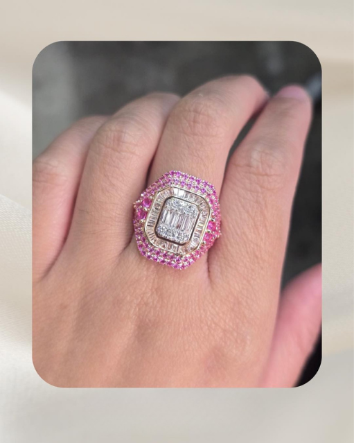 14K Diamond Ring