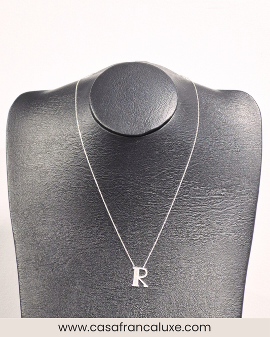 14K Initial Diamond Necklace