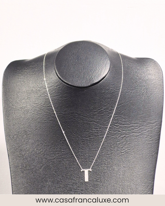 14K Initial Diamond Necklace