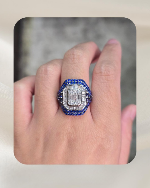 14K Diamond Ring