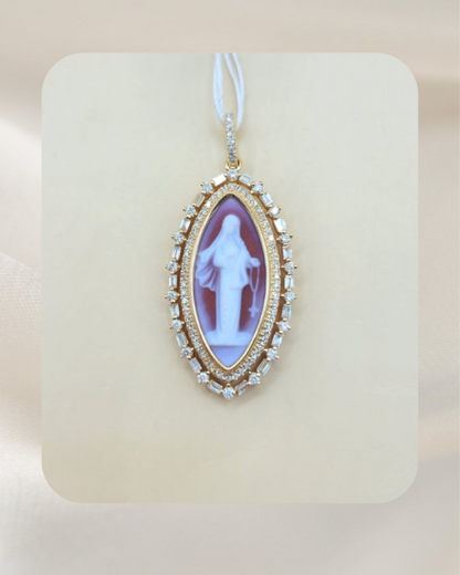 14K Diamond Pendant