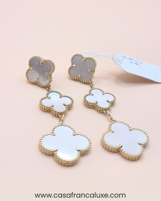 14K HK Setting Earrings