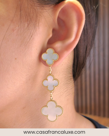 14K HK Setting Earrings