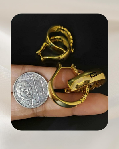 18K Yellow Gold Earrings