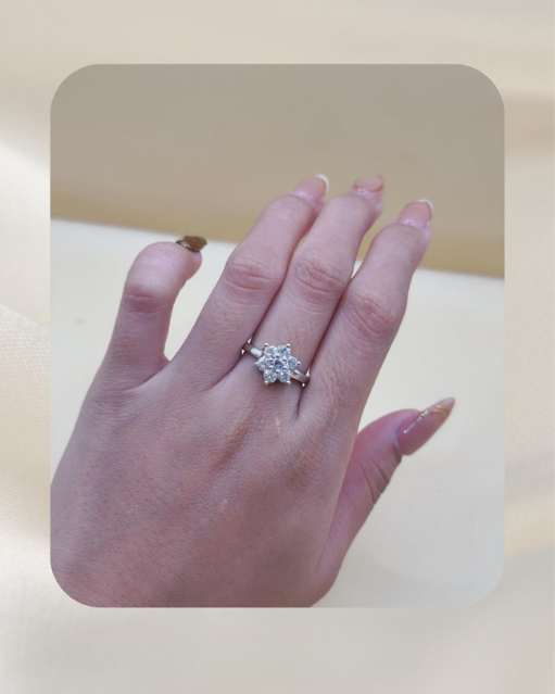 14K Diamond Ring