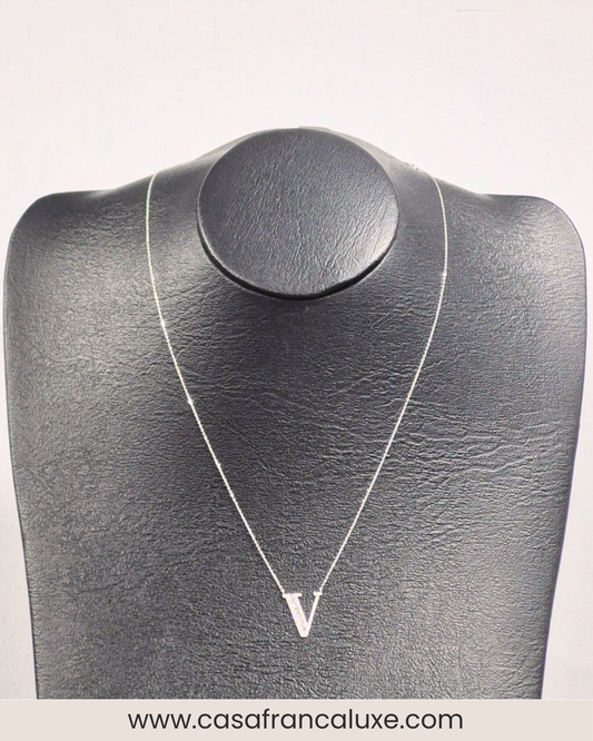 14K Initial Diamond Necklace