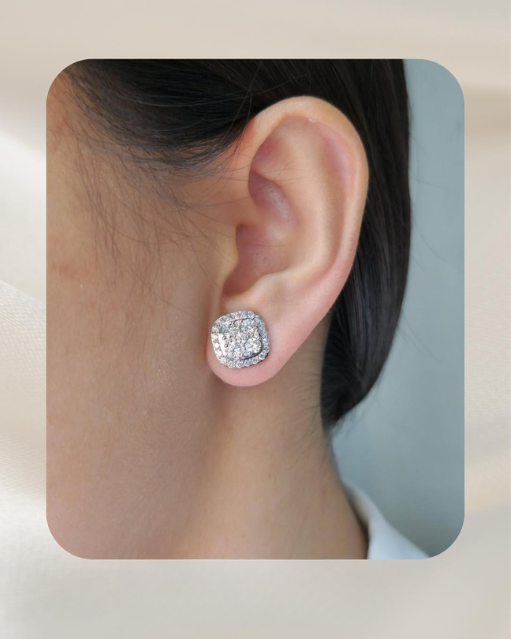 14K Diamond Earrings