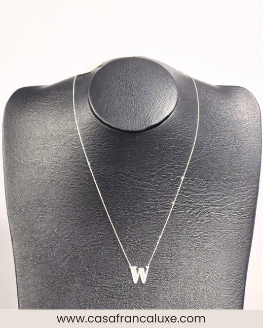 14K Initial Diamond Necklace
