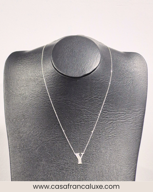14K Initial Diamond Necklace