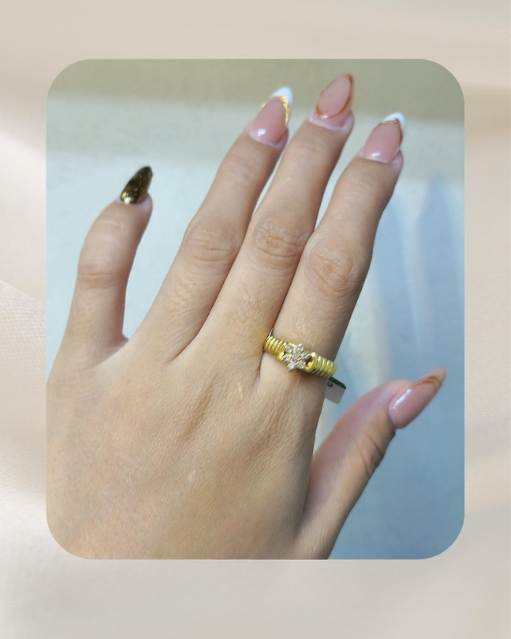 14K Diamond Ring