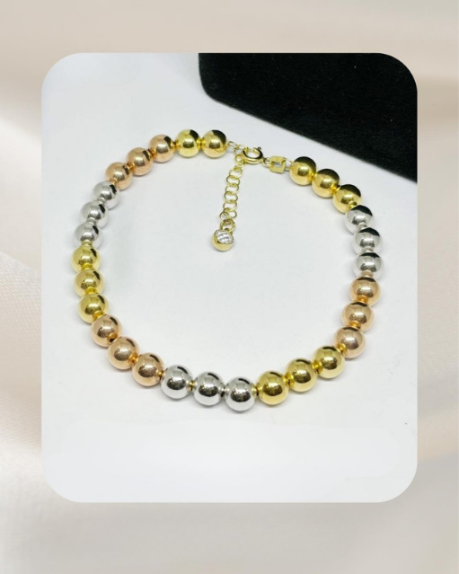 18K Tri-color Gold Bracelet