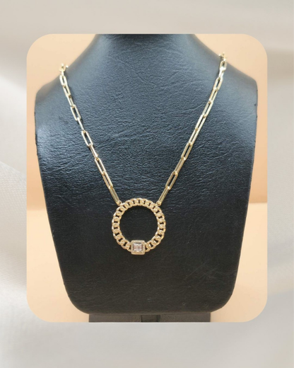 14K Diamond Necklace