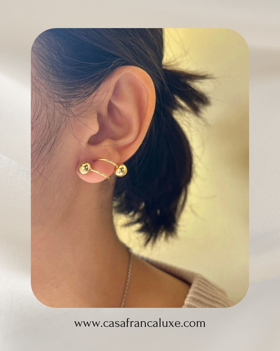 18K De Roscas Earrings