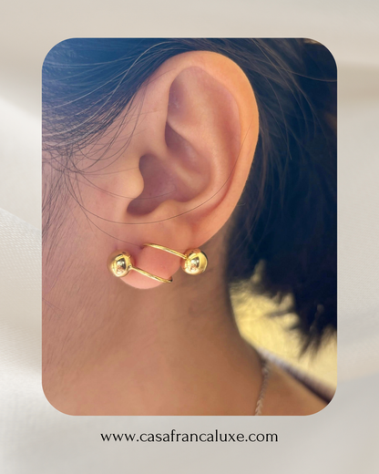 18K De Roscas Earrings