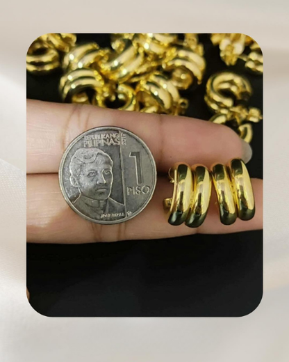 18K Yellow Gold Earrings
