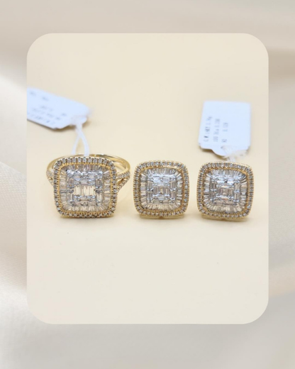 14K Diamond Set