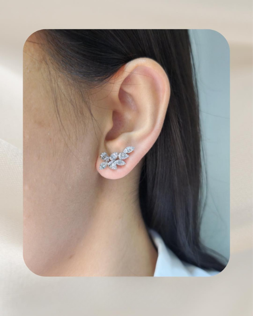 14K Diamond Earrings