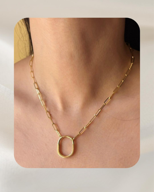 18K Yellow Gold Necklace