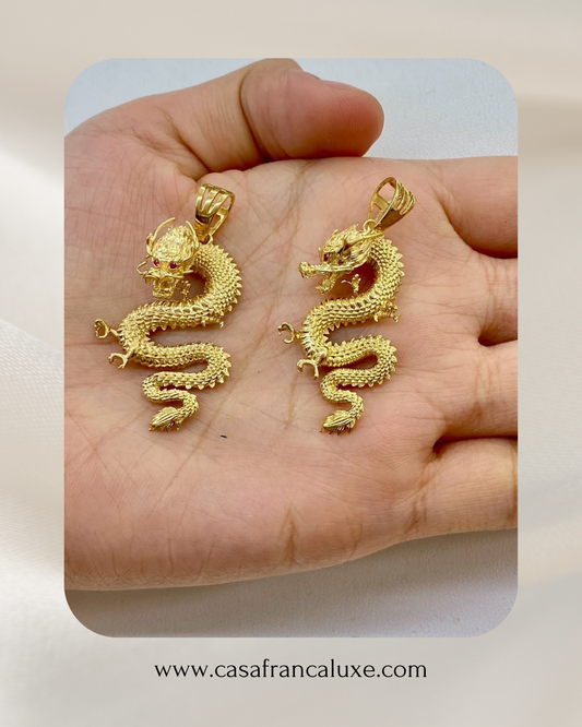 18K Dragon Pendant