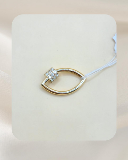 14K Diamond Pendant