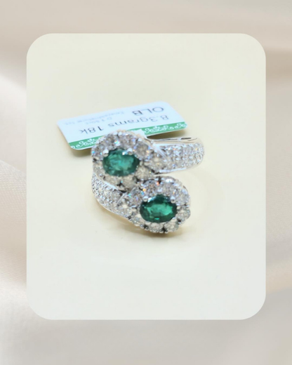 18K Diamond Ring
