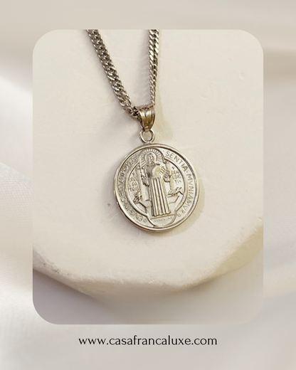 18K St. Benedict Necklace Set