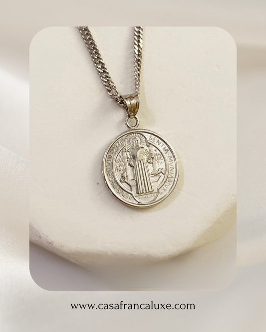 18K St. Benedict Necklace Set