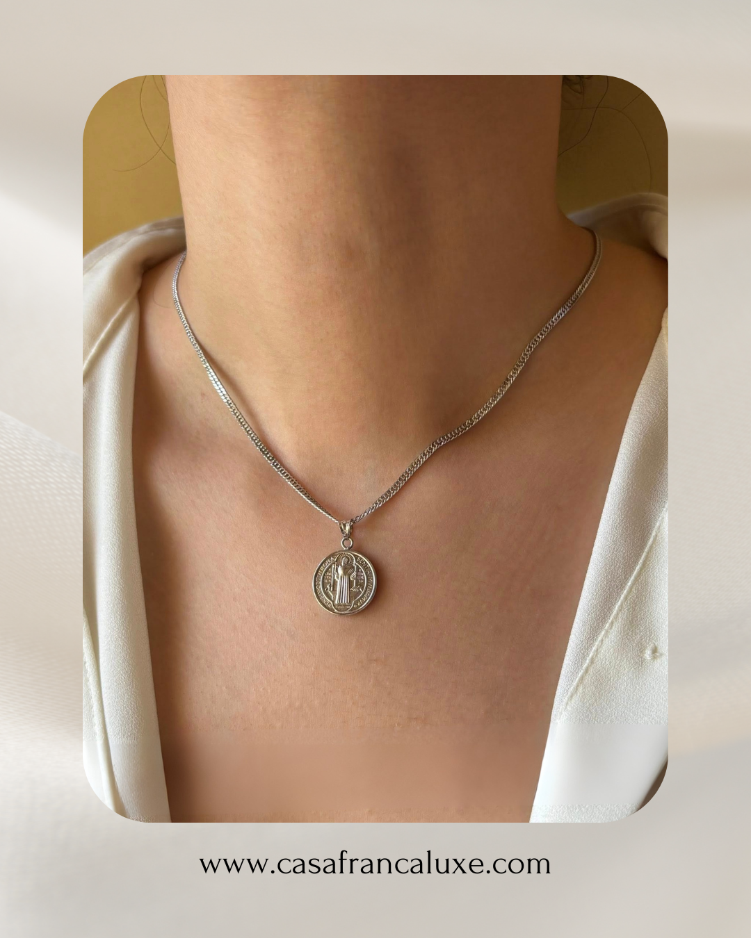 18K St. Benedict Necklace Set