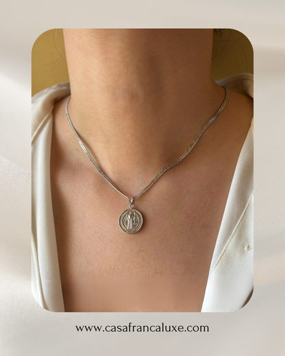18K St. Benedict Necklace Set