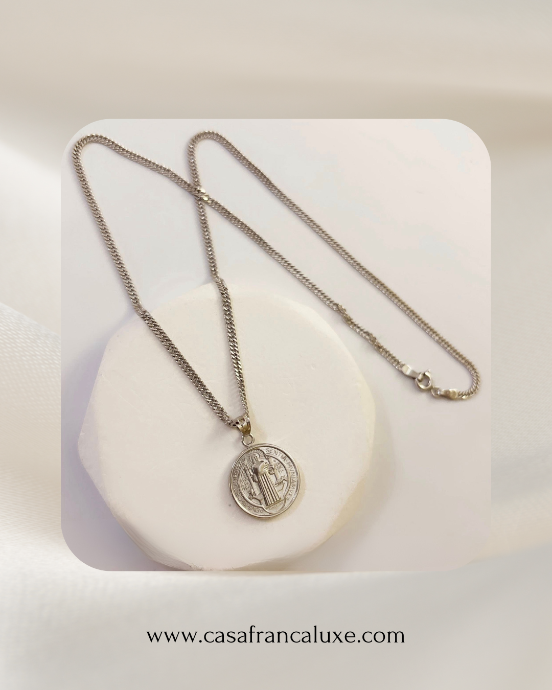 18K St. Benedict Necklace Set