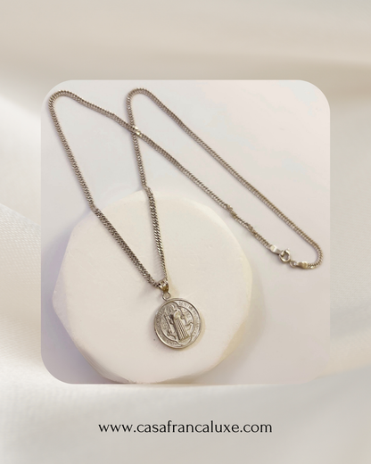 18K St. Benedict Necklace Set