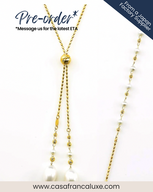 K18 Japan Gold 31" Long Necklace