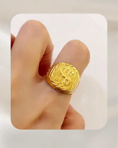 18K Yellow Gold Ring