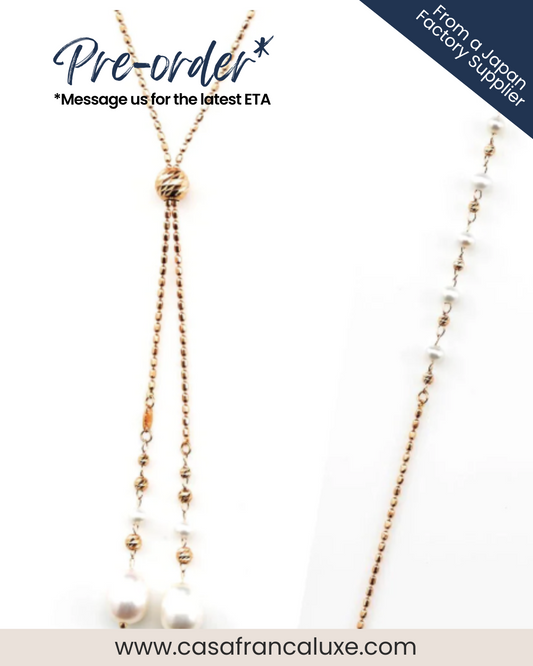 K18 Japan Gold 31" Long Necklace