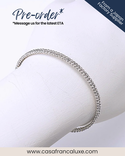 K18 Japan Gold 2-Layered Bangle