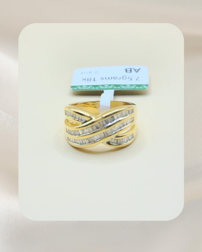 18K Diamond Ring