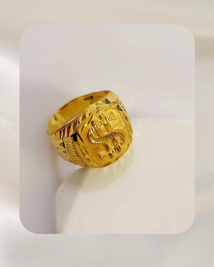 18K Yellow Gold Ring