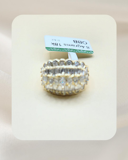 18K Diamond Ring
